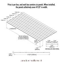 Load image into Gallery viewer, V-Groove Paintable Panel Samples