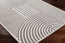 Load image into Gallery viewer, Deron Gray Rainbow Washable Rug