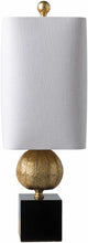 Carregar imagem no visualizador da galeria, Watsonville Gold & Blac Resin Table Lamp