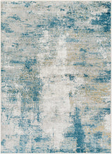 Load image into Gallery viewer, Duval Blue Abstract Area Rug