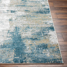 Load image into Gallery viewer, Duval Blue Abstract Area Rug