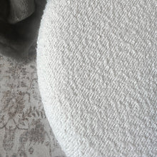 Cargar imagen en el visor de la galería, Stowaway Chic Boucle Ottomans, Set of Two