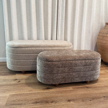 Carregar imagem no visualizador da galeria, Upholstered Nesting Storage Bench, Set of 2
