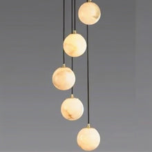 Carregar imagem no visualizador da galeria, Tama Alabaster Chandelier Light