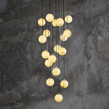 Carregar imagem no visualizador da galeria, Tama Alabaster Chandelier Light