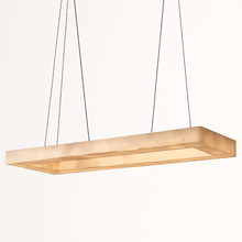 Carregar imagem no visualizador da galeria, Teva Rectangular Alabaster Chandelier
