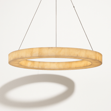 Carregar imagem no visualizador da galeria, Teva Round Alabaster Chandelier