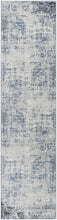 Load image into Gallery viewer, Texanna Abstract Blue/Gray Area Rug