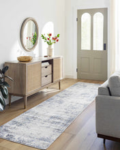 Load image into Gallery viewer, Texanna Abstract Blue/Gray Area Rug