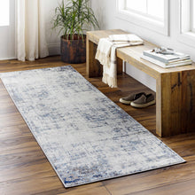 Load image into Gallery viewer, Texanna Abstract Blue/Gray Area Rug