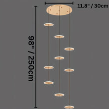 Carregar imagem no visualizador da galeria, Themis Round Chandelier