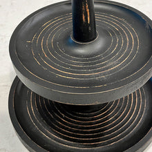 Carregar imagem no visualizador da galeria, Distressed 2 Tiered Wooden Tray with Handle