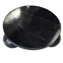 Load image into Gallery viewer, Toros Black Marble Round Designer Coffee Table with Sphere Legs