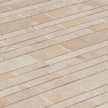 Cargar imagen en el visor de la galería, Classic Beige Travertine Slides Honed Mosaic Floor and Wall Tile - Livfloors Collection