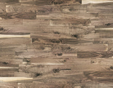 Load image into Gallery viewer, Living Originals 1/4 in. x 5.1 in. Real Wood Easy Install Wall Panels - Unfinished Raw Walnut (20 Sq. Ft.)