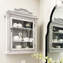 Carregar imagem no visualizador da galeria, Baroque Elegance Wall Mounted Cabinet with Magnetic Door