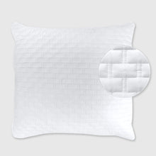 Carregar imagem no visualizador da galeria, Bamboo Quilted Euro Sham 1 Piece - White