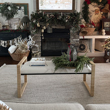 Cargar imagen en el visor de la galería, Woven Rattan Wooden Bench