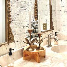 Carregar imagem no visualizador da galeria, Food Safe Wooden Risers, Set of 2