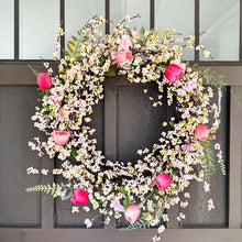 Carregar imagem no visualizador da galeria, 26 Inch Pink Blossom Wreath