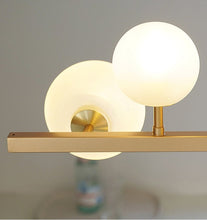 Carregar imagem no visualizador da galeria, Modern Light Luxury Chandelier with Horizontal Pipe Suspension for Kitchen