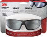 3M Anti-Fog Impact-Resistant Safety Glasses Silver Mirror Lens Black Frame 1 pc. (90213)