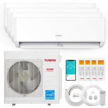Load image into Gallery viewer, Greenland 36,000 BTU Quad-Zone(4) Mini Split Air Conditioner with Heat Pump (R454B Refrigerant)
