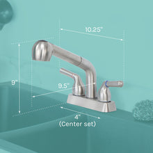 Cargar imagen en el visor de la galería, Tehila Stainless Steel Finish Pull-Out Faucet

