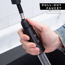 Load image into Gallery viewer, Tehila Black Finish High-Arc Pull-Down Faucet
