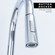 Cargar imagen en el visor de la galería, Tehila Chrome Finish High-Arc Pull-Down Faucet
