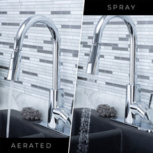 Cargar imagen en el visor de la galería, Tehila Chrome Finish High-Arc Pull-Down Faucet
