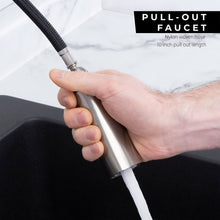 Cargar imagen en el visor de la galería, Tehila Stainless Steel Finish High-Arc Pull-Down Faucet
