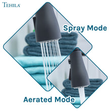 Load image into Gallery viewer, Tehila Black Finish Low Profile Pull-Down Faucet
