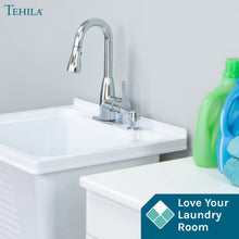 Load image into Gallery viewer, Tehila Chrome Finish Low Profile Pull-Down Faucet
