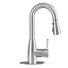 Cargar imagen en el visor de la galería, Tehila Stainless Steel Finish Low Profile Pull-Down Faucet
