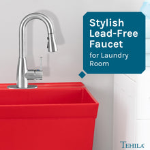 Cargar imagen en el visor de la galería, Tehila Stainless Steel Finish Low Profile Pull-Down Faucet
