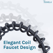 Load image into Gallery viewer, Tehila Black Finish High Arc Coil Pull-Down Faucet
