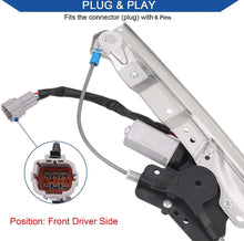 Load image into Gallery viewer, Obaee 748-524 Front Left Driver Side Power Window Lift Regulator with Motor 6 Pins Compatible with Nissan Pathfinder Armada 2004/ Armada 2005-2013/
