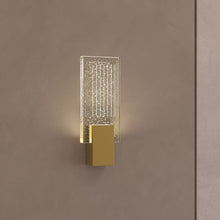 Load image into Gallery viewer, Ribbed Crystal Wall Sconce

