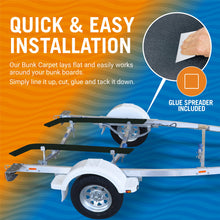 Cargar imagen en el visor de la galería, Boat Trailer Bunk Carpet for Bumpers
