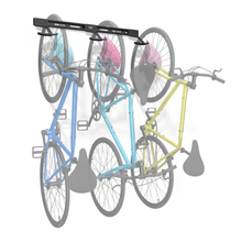 Carregar imagem no visualizador da galeria, Wall Mounted Bike Rack for 3 Bikes
