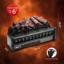 Load image into Gallery viewer, Eternal Flame EF26-PB Electric Fireplace Logs
