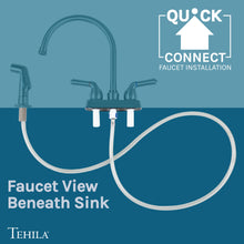Cargar imagen en el visor de la galería, Tehila Space Saver Freestanding Grey Utility Sink with Stainless Steel Finish Gooseneck Faucet and Side Sprayer
