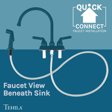 Cargar imagen en el visor de la galería, Tehila Space Saver Freestanding White Utility Sink with Black Finish Gooseneck Faucet and Side Sprayer
