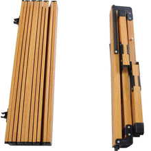 Cargar imagen en el visor de la galería, Portable picnic table, rollable aluminum alloy table top with folding solid X-shaped frame
