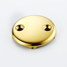 Load image into Gallery viewer, Tip-Toe Tub Trim Set with Two-Hole Overflow Faceplate, Replacement Bath Drain Trim Kit with 2-Hole Overflow Faceplate and Universal Fine/Coarse Thread 7 finishing colors available
