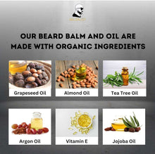 Load image into Gallery viewer, SELZALOT Beard Growth Kit Facial Hairs Men&#39;s Grooming Set 7 Pieces Beard Products with Oil, Serum, Balm, Shampoo, Comb, Brush and Hand Beard Care Kit for Men Men Self Care
