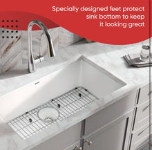 Load image into Gallery viewer, Granatan 27-1/2&quot; x 13-1/2&quot; x 1-1/4&quot; Sink Protectors for Kitchen Sink - Sink Bottom Grid - Stainless Steel Sink Protector - Sink Grate for Bottom of Ki
