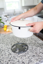 Cargar imagen en el visor de la galería, Fleur-de-lis Trivet Hot Plate Pot Holder

