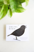 Load image into Gallery viewer, Metal Bird Statue - Singing Mockingbird / Robin
